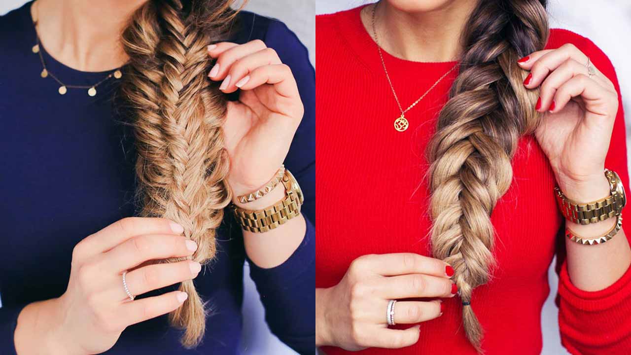 How To 4 Strand Braid Tutorial | Hairstyles For Girls - Princess Hairstyles